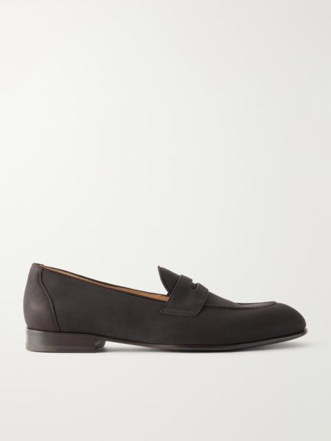 Brioni Nubuck Penny Loafers