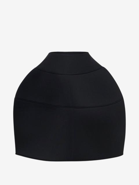 MELITTA BAUMEISTER sculptural paneled midi skirt