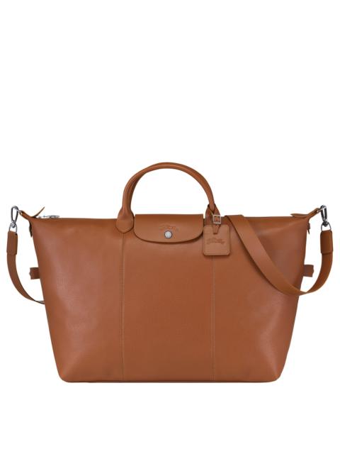 Le Foulonné S Travel bag Caramel - Leather