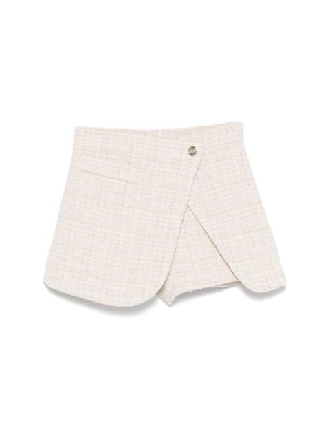 maje tweed skort