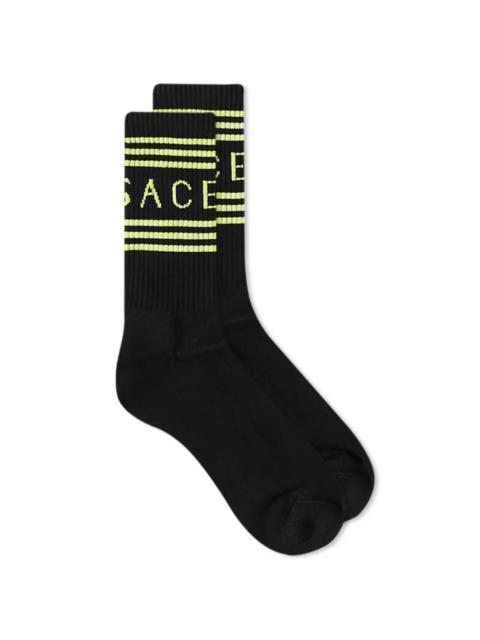 VERSACE Versace Sports Logo Sock
