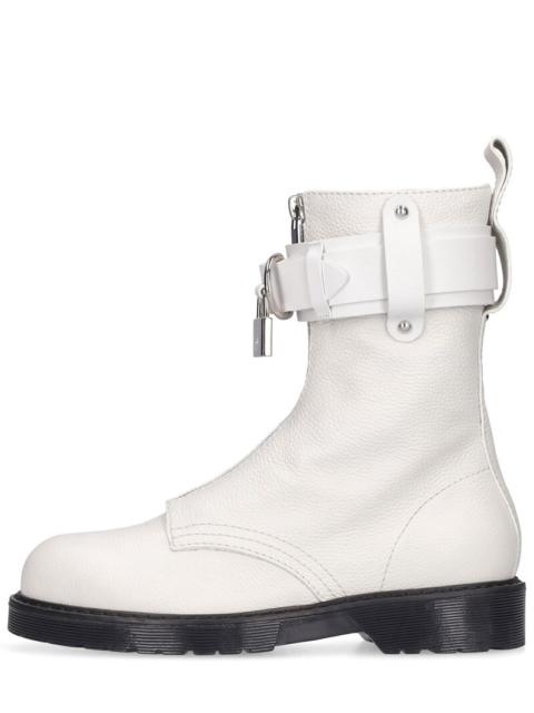 JW Anderson 25mm Punk Combat leather ankle boots