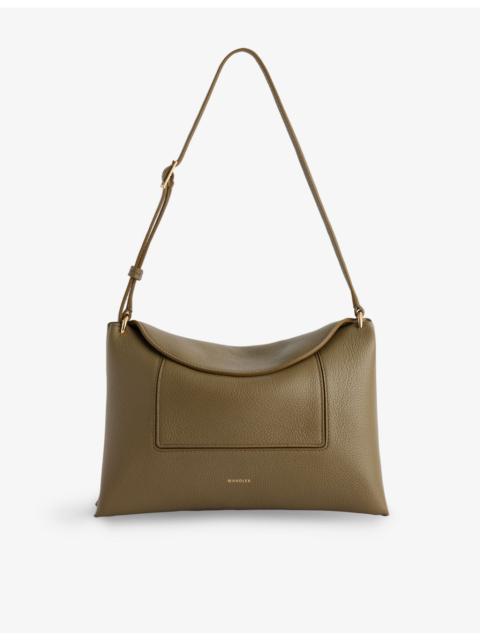 WANDLER Penelope Slouch Leather Shoulder Bag