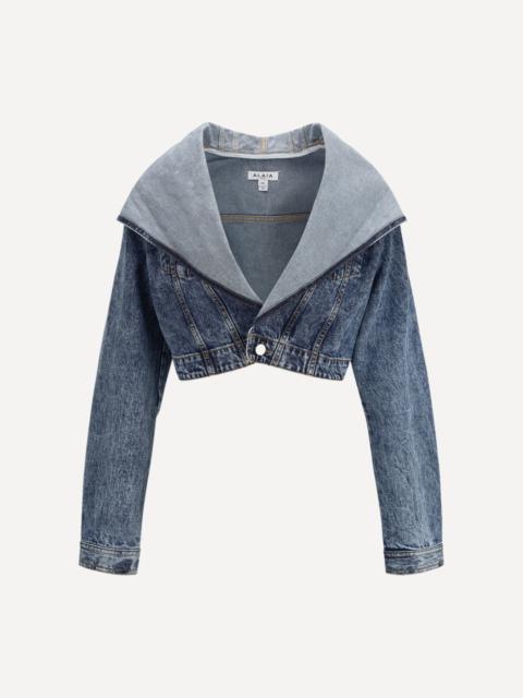 Alaïa Hooded denim Jacket