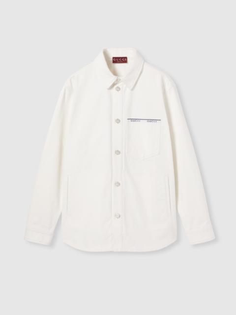 GUCCI Cotton selvedge denim shirt