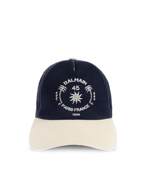 Balmain adjustable strap logo cap