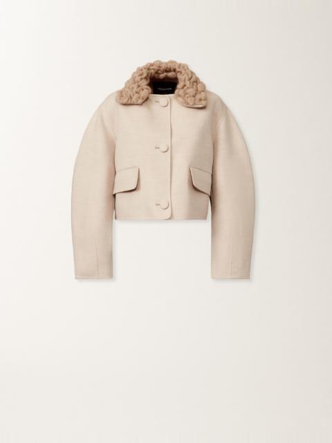FABIANA FILIPPI Double wool short jacket