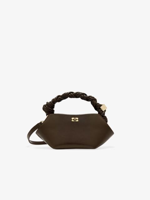 GANNI DARK OLIVE OLEATEX MINI GANNI BOU BAG
