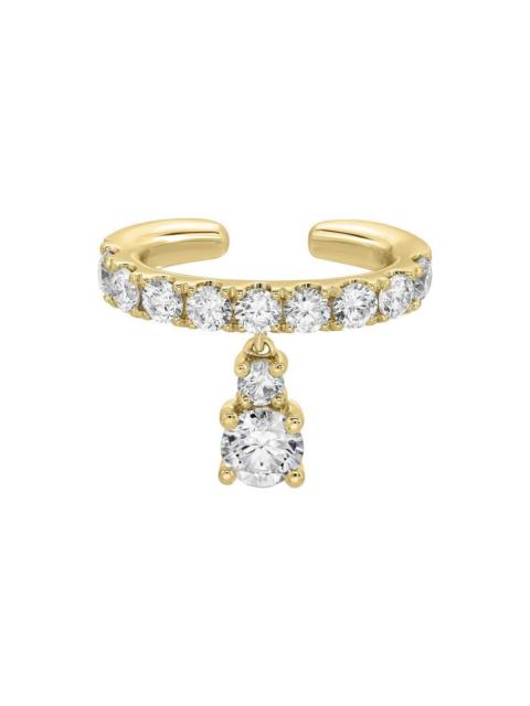ANITA KO Round Diamond Drop Daphne Ear Cuff