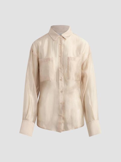 Joe's Jeans Women's The Organza Boyfriend Shirt - Prosecco