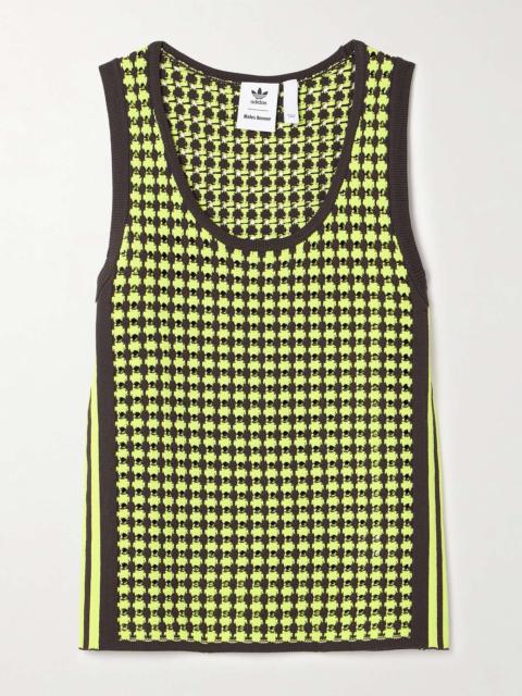 adidas Originals + Wales Bonner striped recycled crocheted tank