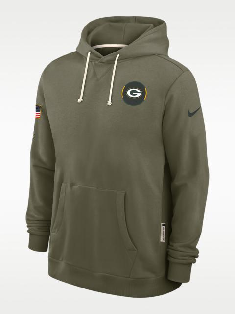 Nike Green Bay Packers Salute to Service Sideline Dominant Force Men's Nike Dri-FIT NFL Pullover Hoodie