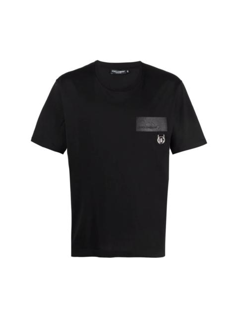 Dolce & Gabbana logo-patch short-sleeve T-shirt