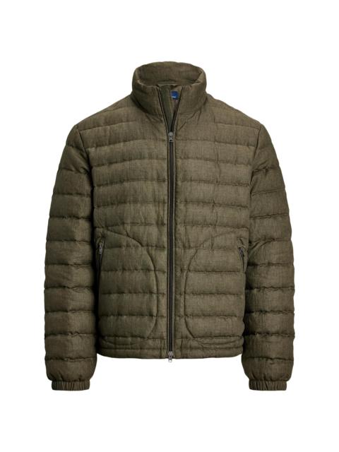Polo Ralph Lauren Men's Quilted Linen Down Jacket - Ranger Green