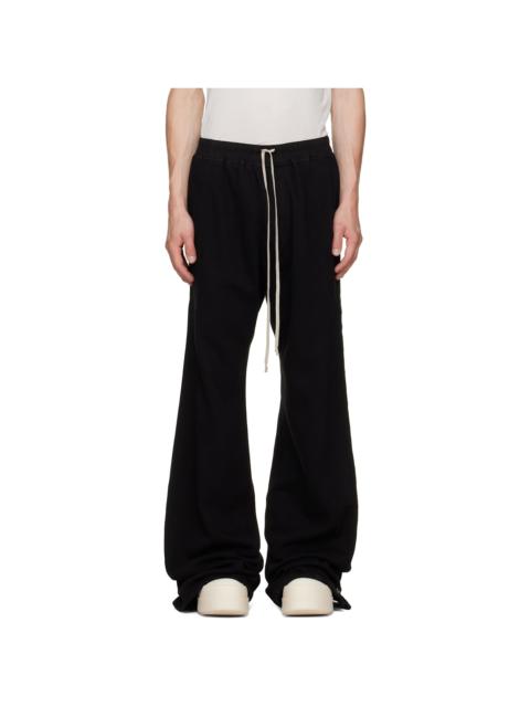 Rick Owens DRKSHDW Black Tower Wide Pusher Sweatpants