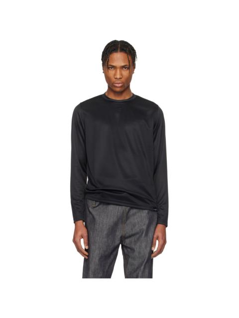 courrèges Black Football Jersey T-shirt