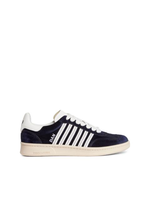 DSQUARED2 Boxer velvet low-top sneakers