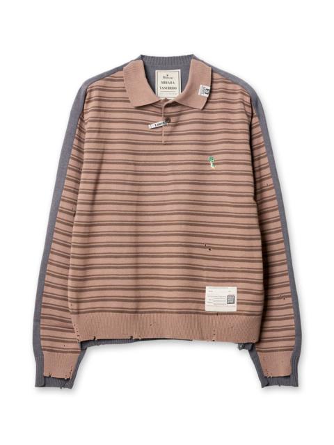 Maison MIHARAYASUHIRO COMBINED KNIT PULLOVER