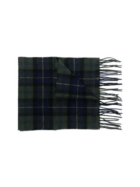 Barbour tartan-check scarf