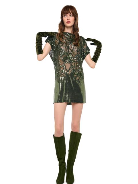 NORMA KAMALI SHIFT MINI DRESS