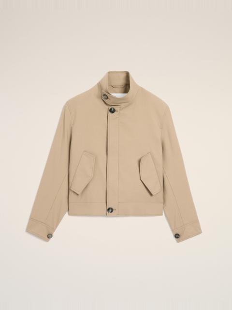 AMI Paris BEIGE NEW WOOL HARRINGTON JACKET