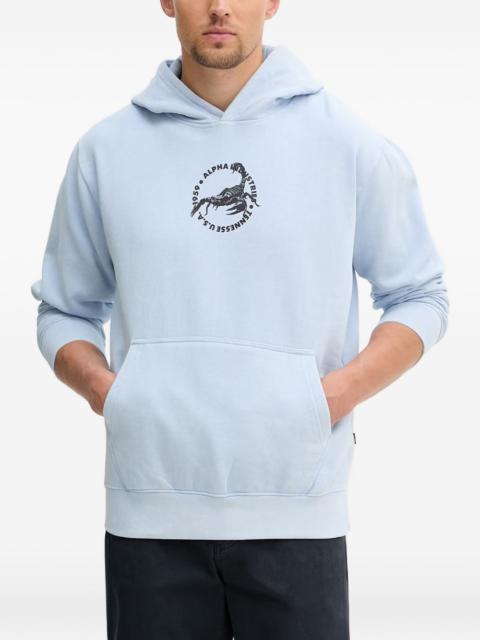 ALPHA INDUSTRIES scorpion-print hoodie