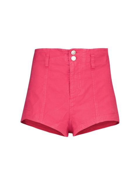 Isabel Marant Deverson linen-blend shorts