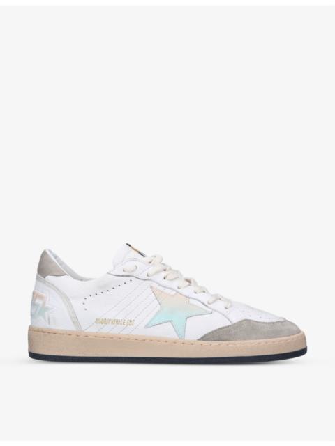 Golden Goose Women's Exclusive Ballstar iridescent-start leather low-top trainers