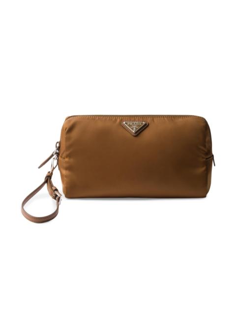 Prada Men's Re-Nylon Pouch - Brown