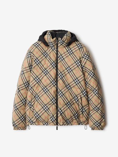Burberry Reversible Check Snowdon Puffer Jacket