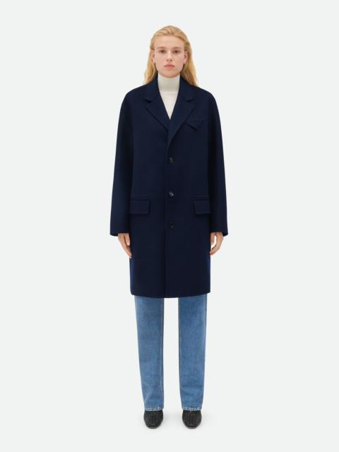 コート BOTTEGA VENETA Women Coats 781656V3OO0 4121 NAVY Bottega Veneta® Women's Wool Gabardine Trench Coat in