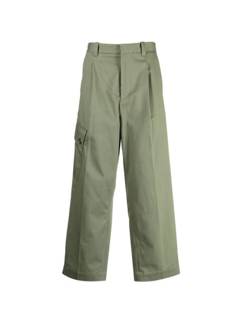 OAMC pressed-crease cargo trousers