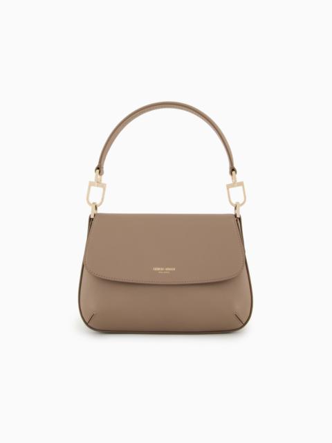 GIORGIO ARMANI 작은 la Prima 냅파 가죽의 부드러운 핸드백