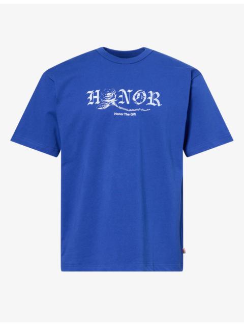 HONOR THE GIFT Fallen Rose Graphic Cotton-Jersey T-Shirt