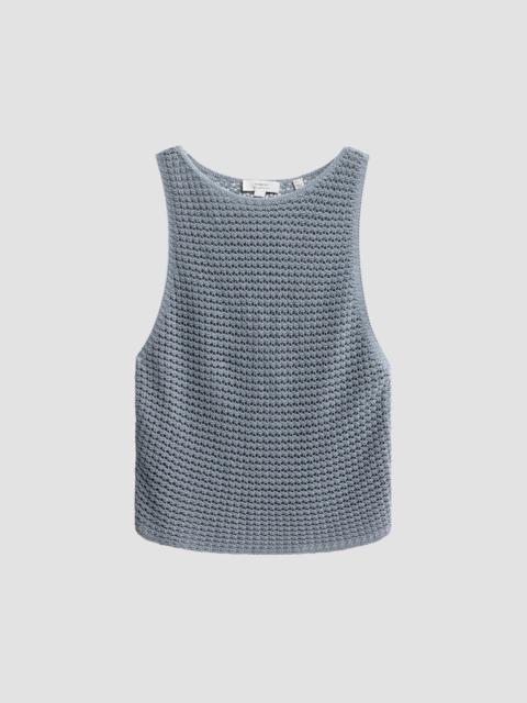 Vince Women's Cotton Cord Tank - Lagoon