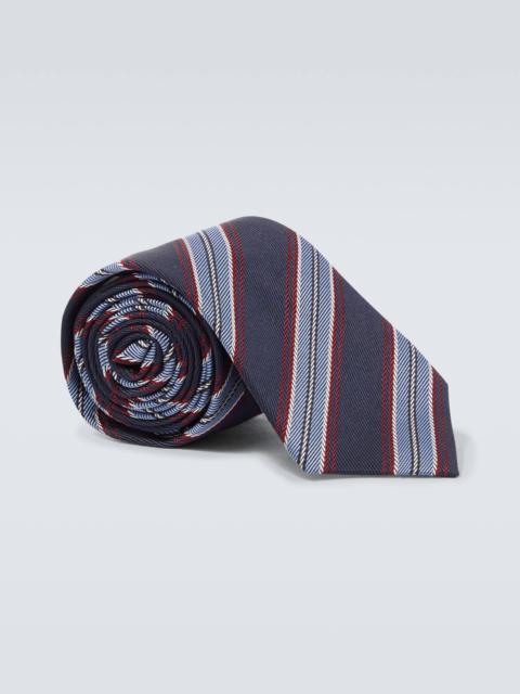 Valentino Striped silk jacquard tie