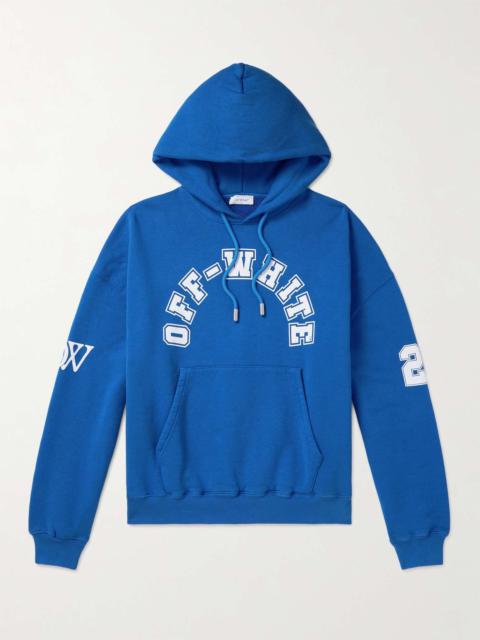 Off-White Printed Cotton-Jersey Hoodie