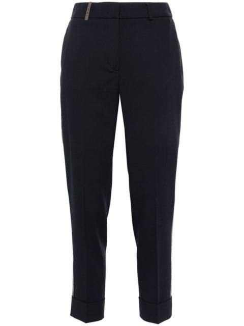 PESERICO bead-embellished trousers