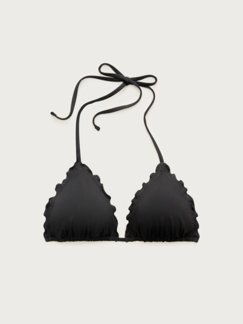 J.CREW Lettuce-trim string bikini top