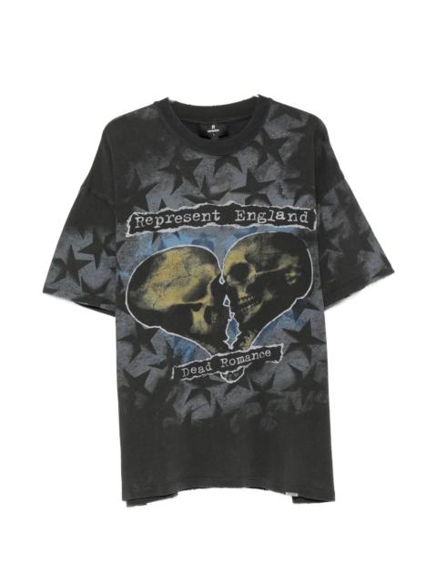 REPRESENT Represent Romance Graphic-print Star-pattern Cotton T-shirt