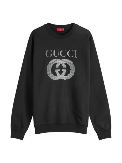 GUCCI Gucci Interlocking Logo Crew Neck Sweatshirt