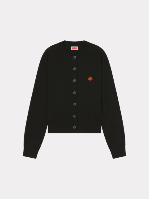 KENZO 'Boke Crest Crew' embroidered RWS wool cardigan