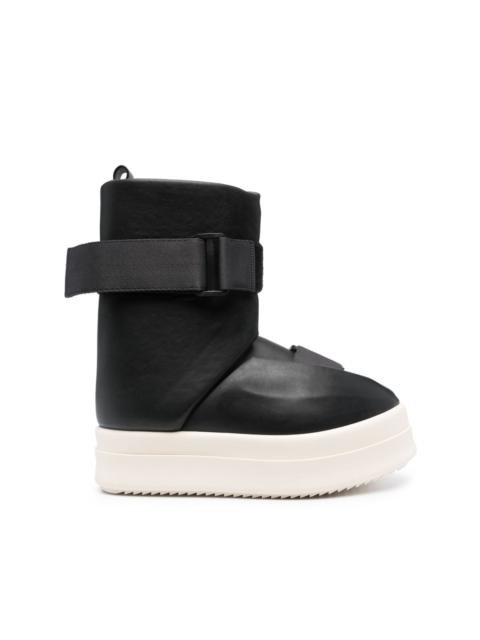 Rick Owens buckled leather ankle boots