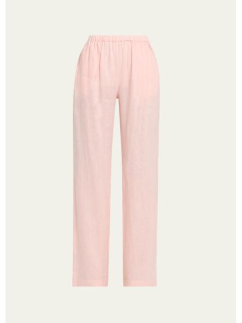 AEXAE Pull-On Linen Pants