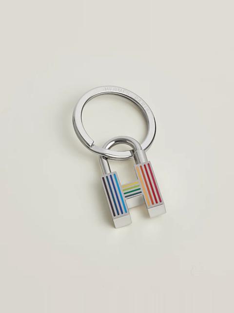 Hermès Cadenas Quizz Rainbow key ring