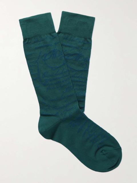 Berluti Cotton-Blend Jacquard Socks