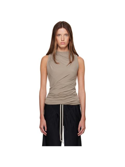 Rick Owens Lilies Gray Tower Luna Tank Top