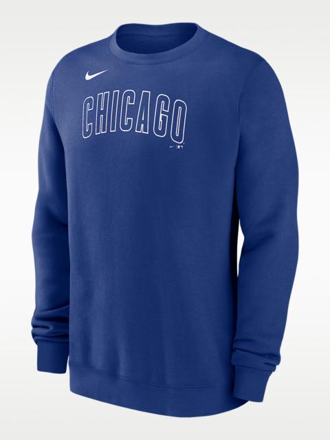 Nike Chicago Cubs Wordmark Men's Nike MLB Pullover Crew