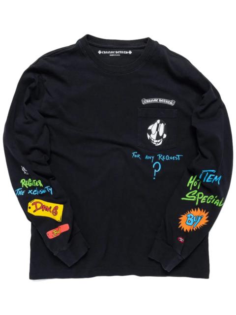 Chrome Hearts Matty Boy Sex Records Link Long-Sleeve Tee "Black" CHRM1823