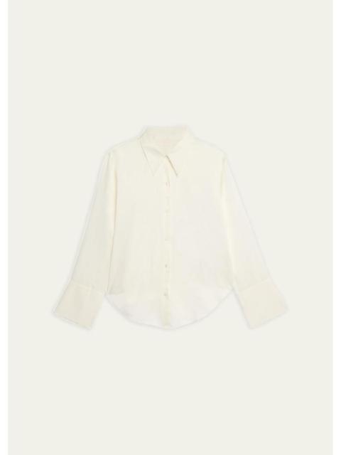 Citizens of Humanity Camilia Long-Sleeve Silk Shirt